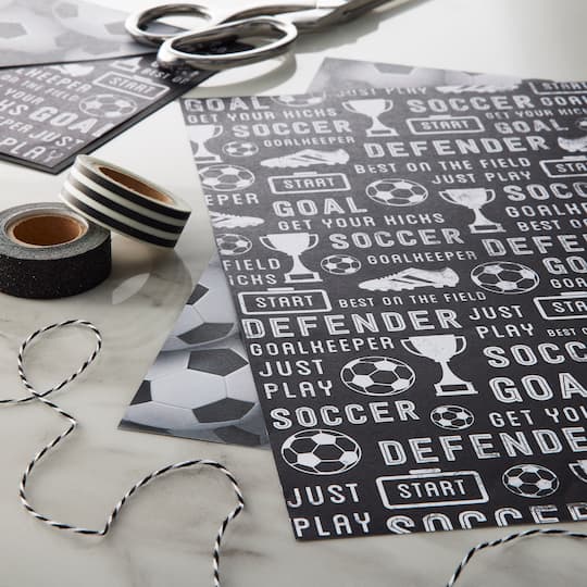 Soccer Paper by Recollections™, 12" x 12"